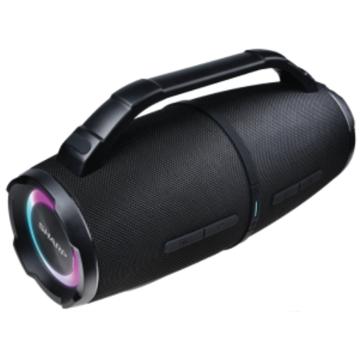 Enceinte nomade Bluetooth robuste Sharp GX-BT490-BK – Puissance de crête 120 W, étanche à l'eau et à la poussière (IP67)