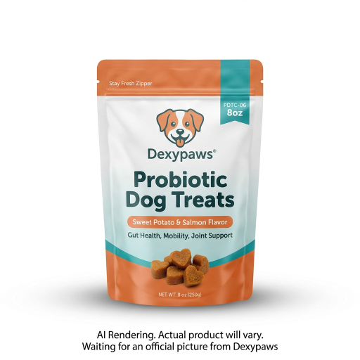 Friandises Probiotiques Patate Douce et Saumon 8oz
