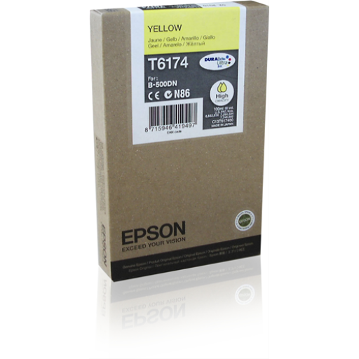Cartouche d'encre jaune haute capacité originale Epson T617400