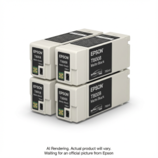 T80080v Epson UltraChrome Pro Matte Black Multi-Pack (4) Ink Cartridge 700 ML