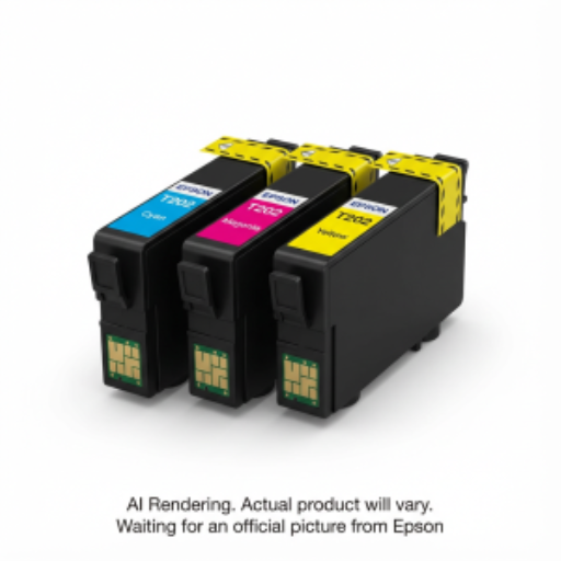 EPSON T202 DURABrite Ultra Combo (CMY) Ink Cartridges, Standard Capacity, with Sensor / WF-2860, XP-5100