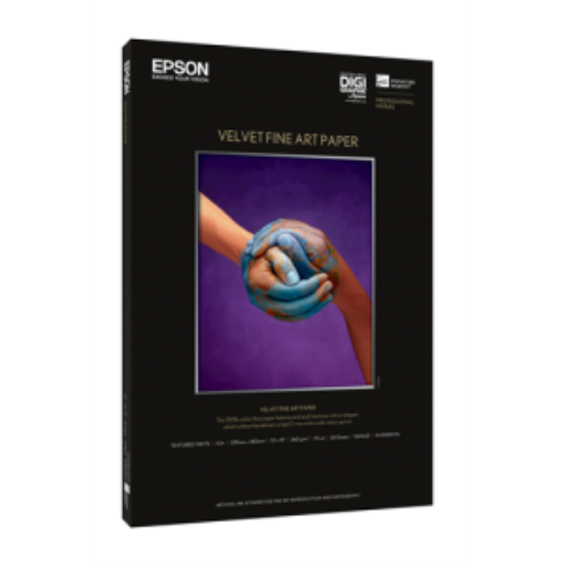 Papier Epson Velvet Fine Art (33 x 48 cm), 20 feuillesS041