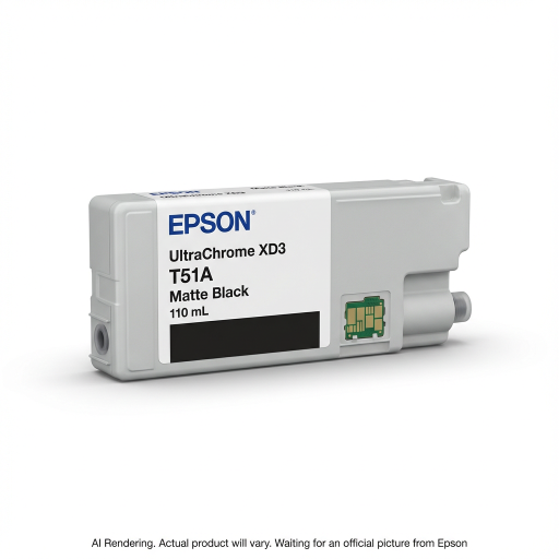 Epson ULTRACHROME XD3 Matte Black Cartridge, 110MLT5