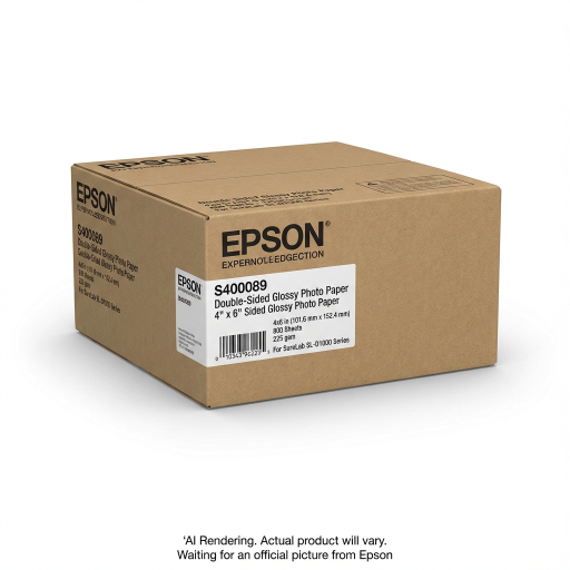Epson SureLab Paper, Gloss (225) DS, 4"X6", 800 shee