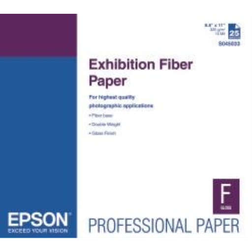 Epson Exhibition Fiber Paper 24"x 30", 25 sheetsS045