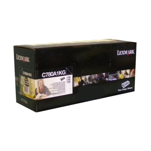 Cartouche d'impression noire Lexmark C780, C/X782, 782XL Programme de retour 6K