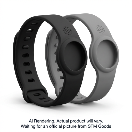 Airstrip - Airtag Band - 2Pk - Black/Grey