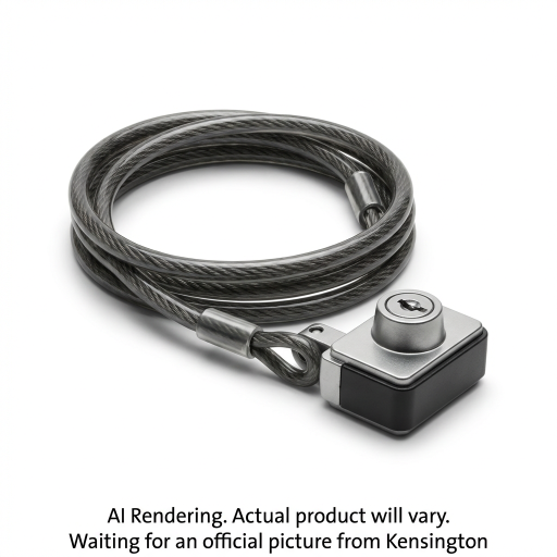 F,Slim Nanosaver Keyed Laptop Lock, Mk