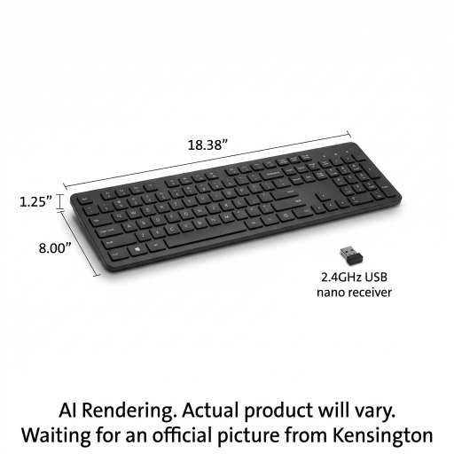 F,Kensington Pro Fit Wireless Keybrd,Un