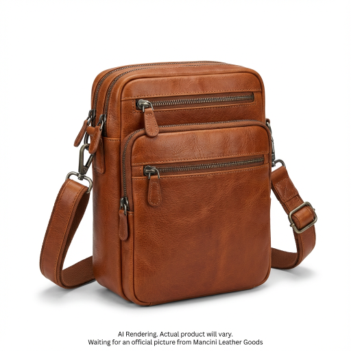 SAC POUR HOMME À DOUBLE FERMETURE ÉCLAIR SUPÉRIEURE