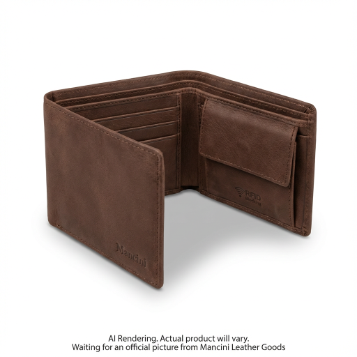 RFID Billfold with Coin Pocket