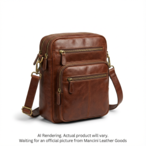 DOUBLE TOP ZIPPER MEN'S BAG