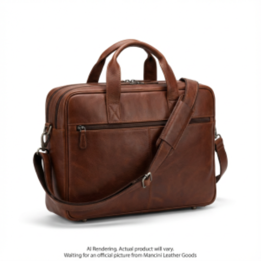 Triple Compartment Briefcase
