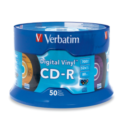 Verbatim CDR 80/700 52X VRB DV COULEUR 50PK SP