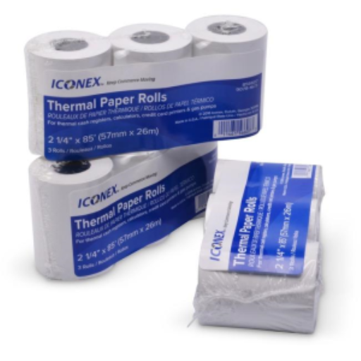 9078-0076 Iconex 2,25 po X 85 pi THERMIQUE SANS BPA 3 PAQUETS, 24/CAISSE