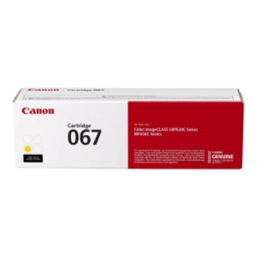 Cartouche de toner jaune Canon 067 à rendement standard (5099C001)