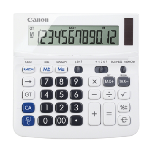 9607B001 Canon WS-220TSG Blanc, affichage 12 chiffres