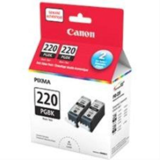Pack économique de deux cartouches d'encre Canon PGI-220 BK
