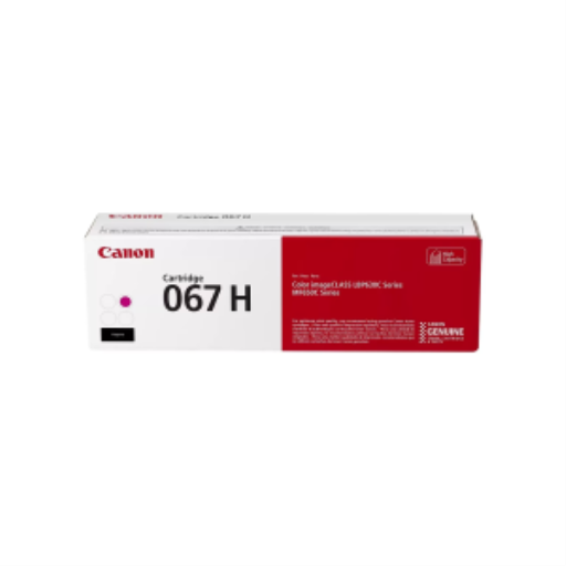 Cartouche de toner Canon 067 H magenta à rendement élevé (5104C001)