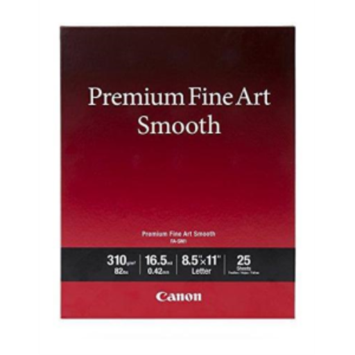FA-SM1 Premium Fine Art Lisse, 17X22 (25 feuilles/paquet)