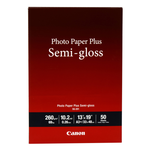 SG-201 33 x 48 cm (A3 ) Papier photo glacé supérieur semi-brillant (50 feuilles/paquet)
