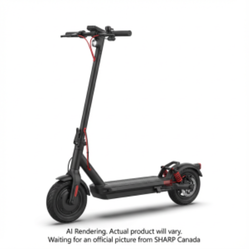 Sharp S10 (EM-KS2) Electric Scooter | 500W Peak Power, 10" Pneumatic Tires & 40km Long-Range | App Control & USB Charging