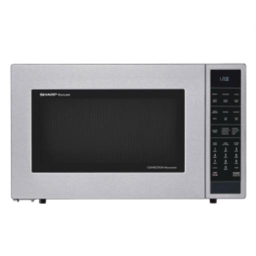 Sharp SMC1585KS Carousel Convection Microwave Oven – 1.5 cu. ft. 900W Stainless Steel