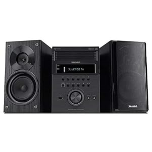 Sharp XL-BH250 5-Disc Micro Shelf Executive Speaker System – 50W, Bluetooth with NFC, USB & Optical Input