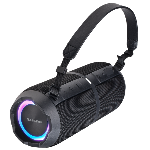Sharp GX-BT390 Crystal Clear 60W Rugged Waterproof Bluetooth Speaker - Black