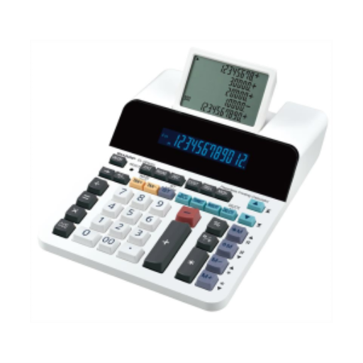 Calculatrice SHARP ELDP9001 12 chiffres, affichage 5 lignes, impression sans papier