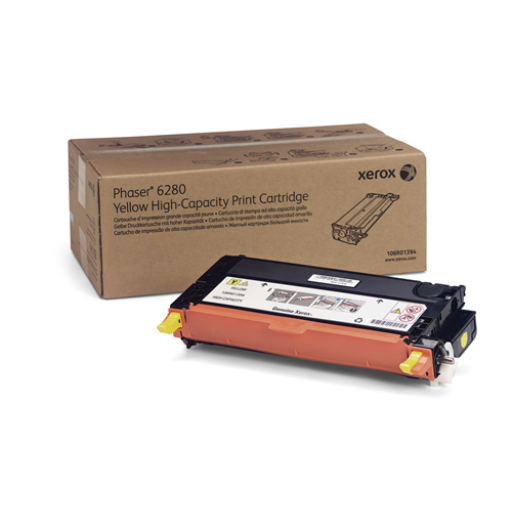 Cartouche de toner jaune haute capacité 106R01394, Phaser 6280
