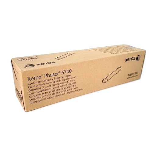 106R01507 Cartouche de toner haute capacité cyan, Phaser 6700