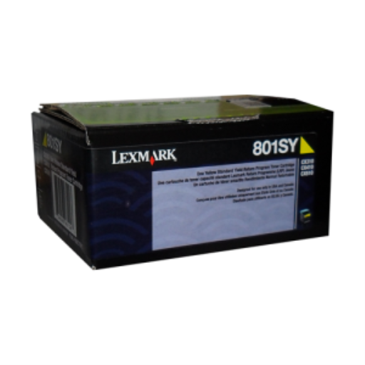 Cartouche de toner jaune 2K programme de retour Lexmark CX310, 410, 510