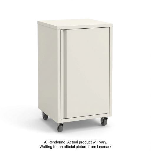Meuble de support pour scanner Lexmark avec armoire