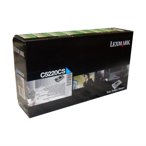 Cartouche de toner cyan Lexmark C522,524,530,532,534 Programme Retour 3K