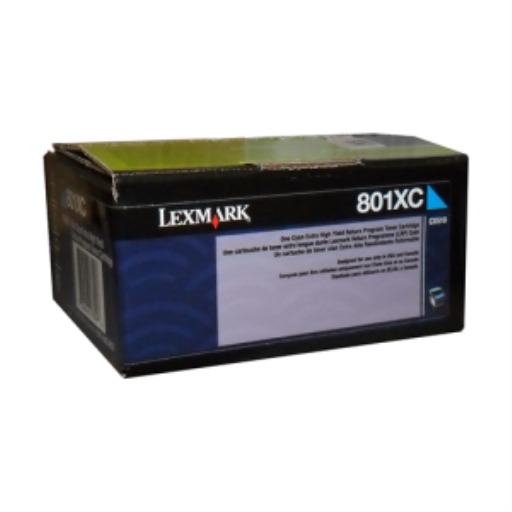 Lexmark CX510 Cyan Return Program 4K Toner Cartridge