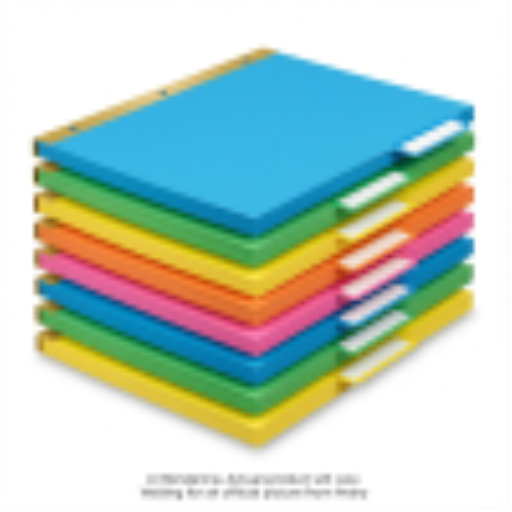 Avery Intercalaires inscriptibles et effaçables Big Tab, 8 onglets, 1 jeu, couleurs vives, grand format