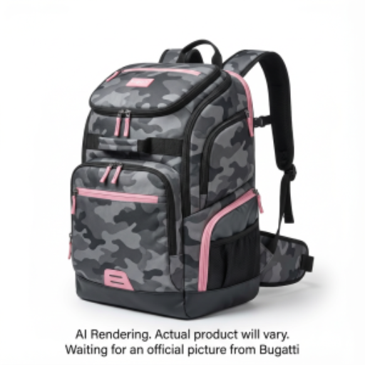 K&B Sport Junior Copper Backpack - Greycamo/Pnk