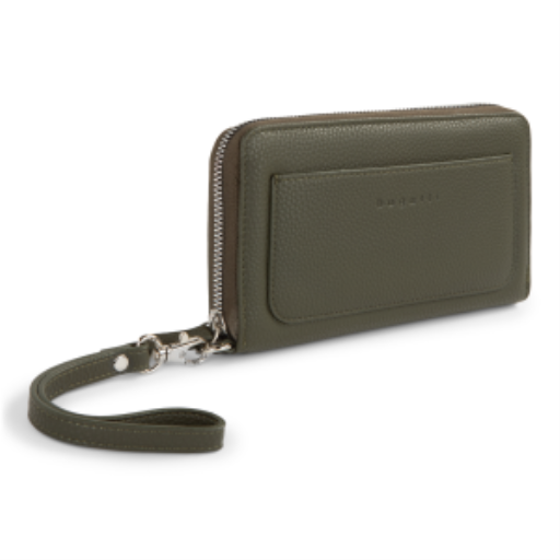 Bugatti Essential Pebble Grain Vegan Leather Wallet in Green – Slim Bifold Organization for the Ethical Professional