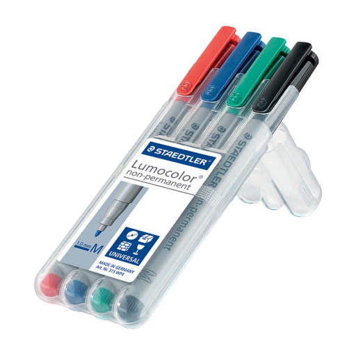 315-WP4 STAEDTLER-Mars Limited MARQUEUR LUMO.POINTE MOYENNE.LAVABLE. CARTE