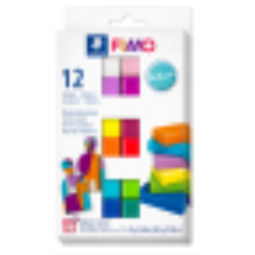 Set Modelling Clay Fimo Soft Brilliant Colours 12 Color Pack