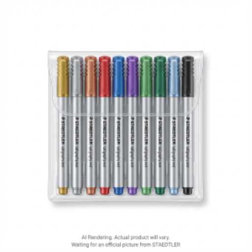 Metallic marker - Calligraphy, 10pc