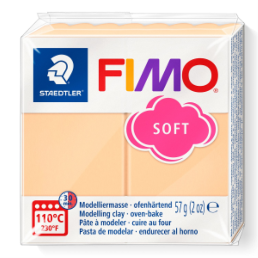 Pâte à modeler Fimo Soft Pêche 57g