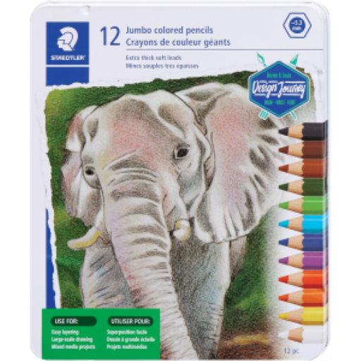 Jumbo Hexa Woodcased Col Pencil Fsc 100%