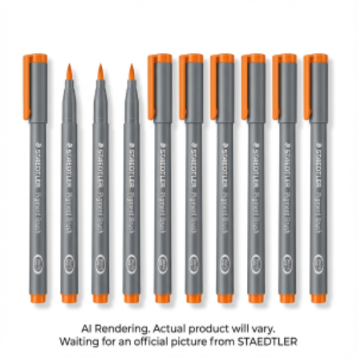 Pigment Brush Pen Orange