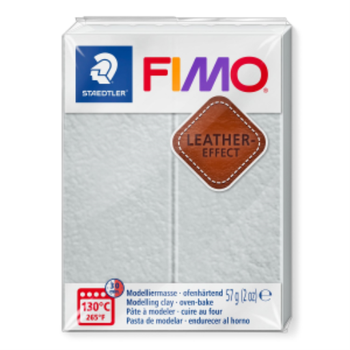 Modelling Clay Fimo Leather Effect Dove Gray 57g (2 oz)