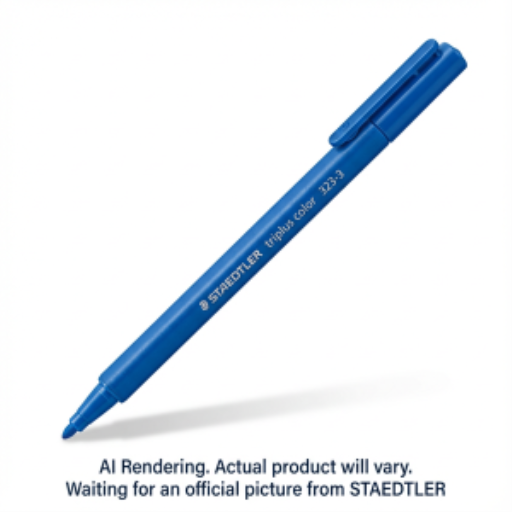 Fibre tip pen tripl.col. 1mm Blue