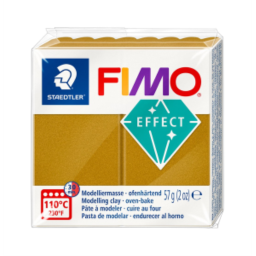 Pâte à modeler Fimo Effect Or Métallisé 57g