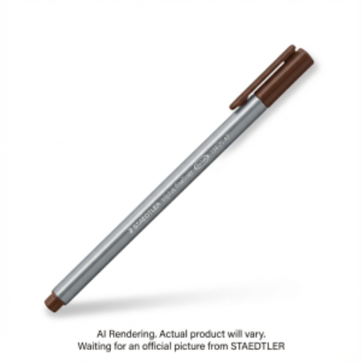 Feutre fin triplus 0,3 mm marron chocolat