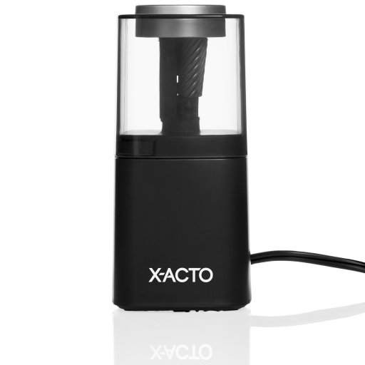 X-ACTO Pencil Sharpener, Powerhouse Electric Pencil Sharpener, SafeStart Motor, Black, 1 Count